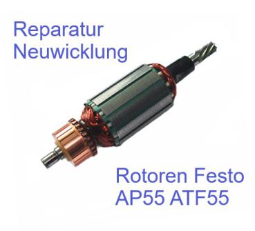 Reparatur Neuwicklung Festo AP55 AP55E AP55EB ATF55E ATF55EB RS300Q LRS93G LRS93M PF1200E